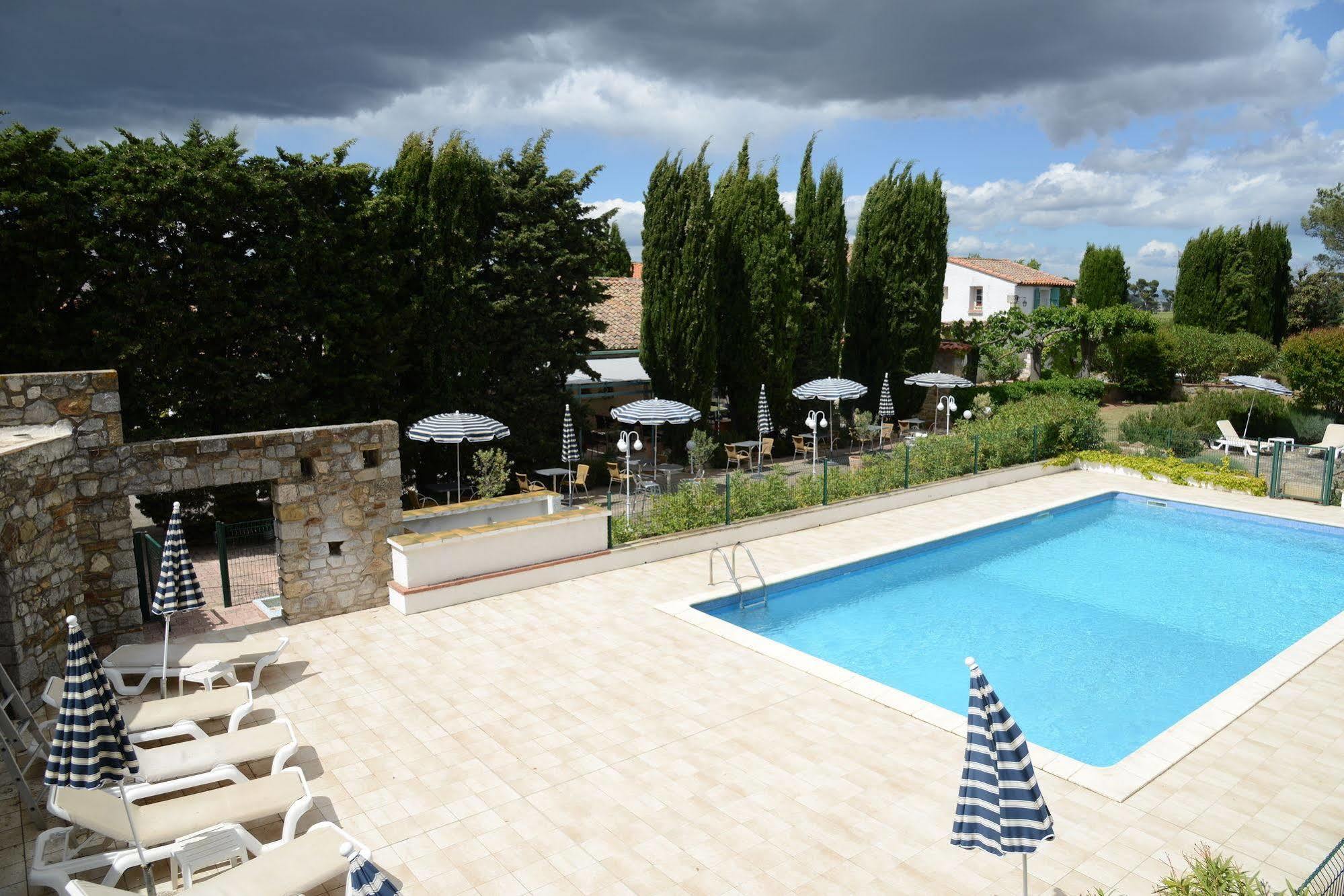 Logis Hotel Le Relais Du Val D'Orbieu Ornaisons Exterior foto
